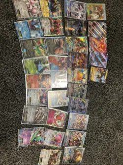 Assortment Of Pokemon Ex Gx And V Max Cards From 2014-2019 All In Good Condition - Image 1