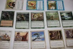 13x 5th edition 7th 8th grizzly bears green starter white border magic cards MP - Image 2