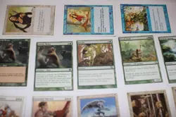 13x 5th edition 7th 8th grizzly bears green starter white border magic cards MP - Image 3