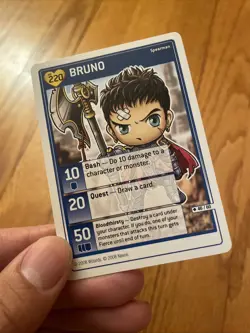 Maplestory iTCG Set 3 - BRUNO 46/60 Character Card - P3TS WOTC 2008 - Image 1