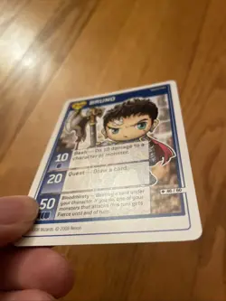 Maplestory iTCG Set 3 - BRUNO 46/60 Character Card - P3TS WOTC 2008 - Image 2