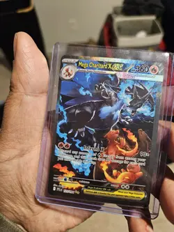 Mega Charizard EX 125/94 Full Art Phantasmal Flame Pokemon Card Mint Condition - Image 1