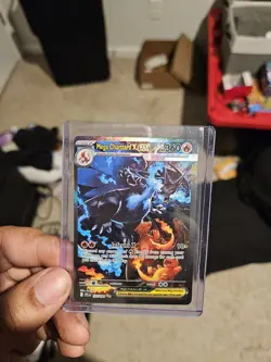 Mega Charizard EX 125/94 Full Art Phantasmal Flame Pokemon Card Mint Condition - Image 3