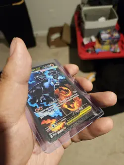 Mega Charizard EX 125/94 Full Art Phantasmal Flame Pokemon Card Mint Condition - Image 4