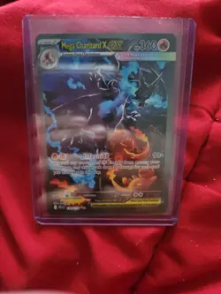Mega Charizard EX 125/94 Full Art Phantasmal Flame Pokemon Card Mint Condition - Image 5