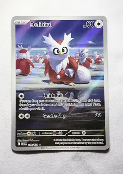 Pokemon TCG: Delibird 152/132 Mega Evolution Illustration Rare Card NM - Image 1