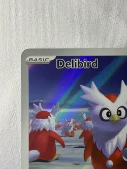 Pokemon TCG: Delibird 152/132 Mega Evolution Illustration Rare Card NM - Image 3