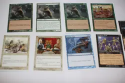 9x 5th edition 7th 8th 9th grizzly bears green blue white border magic cards MP - Image 2