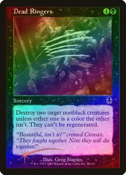 Dead Ringers FOIL Apocalypse PLD Black Common MAGIC GATHERING CARD ABUGames - Image 1