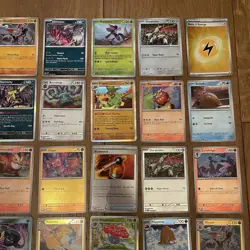 38x Pokemon Cards Joblot Modern Mix Rares & Reverse Holos SWSH/SV Era Bundle - Image 3