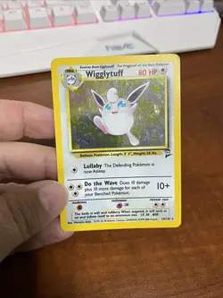 Wigglytuff 019/130 Base Set 2 Holo Rare Pokemon Card - Image 1