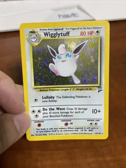 Wigglytuff 019/130 Base Set 2 Holo Rare Pokemon Card - Image 2