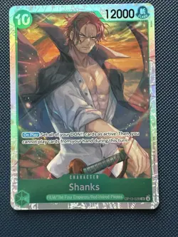 One Piece CCG Shanks Op13-028 Super Rare Card Game TCG English - Image 1