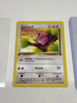 Jigglypuff 54/64 1st Edition NM Near Mint Jungle Set Pokemon Card - Image 1