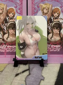 GODDESS STORY GENKI PARADE SR-18 KAL’TSIT ARKNIGHTS ANIME WAIFU CARD - Image 1