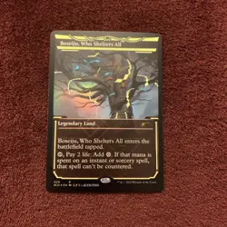 Boseiju Who Shelters All Neon Yellow Foil, Secret Lair Drop, MTG Card Unplayed - Image 1