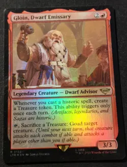 Gloin, Dwarf Emissary - Foil - Promo - LTR - MTG - EN - NM - 0132 - Image 1