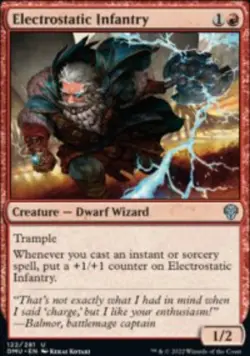 Electrostatic Infantry Dominaria United (DMU) 122 MTG Foil - Image 1
