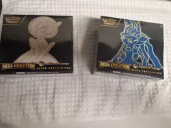 Pokemon Center Mega Evolution Gardevoir & Lucario ETB Elite Trainer Box Set of 2 - Image 1