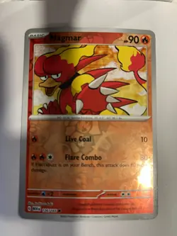 Magmar 126/165 Scarlet & Violet 151 Pokemon Reverse Holo Foil Rare - Image 1