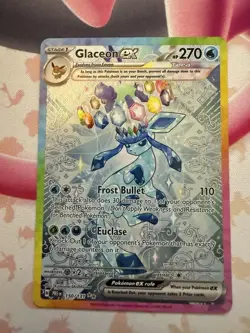 Pokemon Glaceon ex Special Illustration Rare Holo SV: Prismatic Evolutions 150/. - Image 1