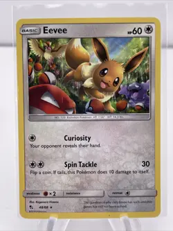 Eevee 48/68 - Hidden Fates - Pokemon TCG - Holo Rare - NM - Image 1