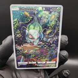 Pokemon Bulbasaur Pocket TCG Holo With Texture Read Description - Image 1
