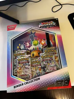 Pokemon Prismatic Evolutions Binder Collection - Sealed Scarlet And Violet New - Image 1