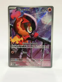 Pokemon TCG: Phantasmal Flames - Charcadet (MEP-022) Black Star Promo Full Art - Image 1