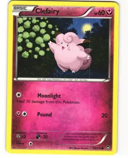 Clefairy Common Pokemon TCG Furious Fists 69/111 LP - Image 1