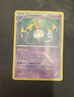 2012 POKEMON NEXT DESTINIES CHANDELURE 101/99 SECRET RARE EXCELLENT QUALITY - Image 1