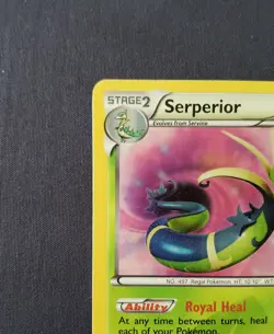 2012 POKEMON Serperior HP130 Secret Rare Dragons Exalted 125/124 NM VERY NICE - Image 4