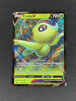 Celebi V 007/198 Pokemon TCG Swsh06: Sword & Shield - Chilling Reign Holo LFP - Image 1