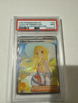 0115 Lillie's Determination 2025 Pokemon Mega Evolution - MEG EN #184 SIR PSA 9 - Image 4