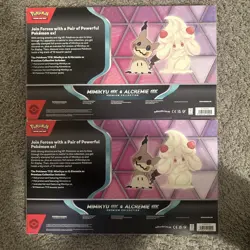 🔥 Mimikyu ex & Alcremie ex Premium Collection Box - Sealed Pokemon 10 PacksX2 - Image 2