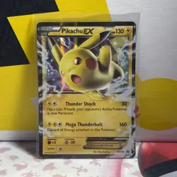 Pikachu EX XY174 Pokemon XY Black Star Promo Ultra Rare Holo 2016 - Image 1