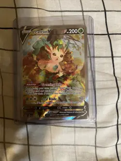 Leafeon V 167/203 - Alt art Evolving Skies Pokemon TCG 2021 - Mint Condition NM - Image 1
