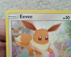 Eevee SM184 Promo - Sun & Moon - Mizue Holo - MP Moderately Played - Pokemon TCG - Image 5