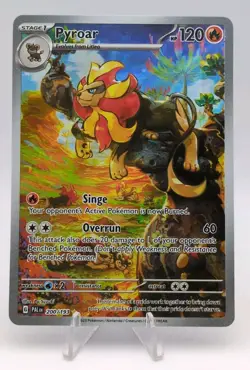 PYROAR 2023 POKEMON PALDEA EVOLVED ILLUSTRATION RARE FA 200/193 Q0298 - Image 1