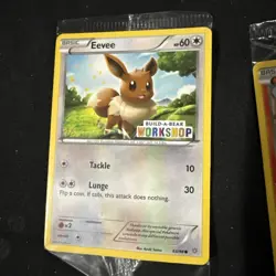 2013 POKEMON *Promo* BUILD-A-BEAR WORKSHOP CHARMANDER&EEVEE sealed - Image 3