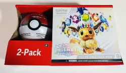 Pokemon Prismatic Evolutions ETB + Pokeball Bundle Sam’s Club (Sealed) - Image 1