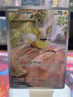 Pokemon Yamper Full Art Holo Rare Lightning Basic PFL 099/094 HP70 - Image 1