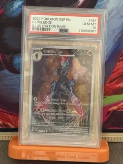 Pokemon Ceruledge 197/191 Surging Sparks Illustration Rare Holo PSA GEM MINT 10 - Image 1