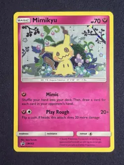 Mimikyu SM163 Sm Holo Pokemon TCG - Image 1