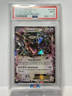 Pokemon Shiny Rayquaza EX PSA 9 XY69 XY Black Star Promo MINT - Image 1