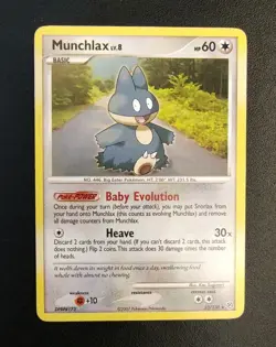Munchlax 33/130 Diamond & Pearl Base Set Pokemon Non Holo - Image 1
