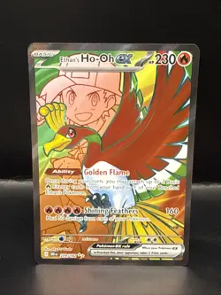 Pokemon Ethan's Ho-Oh ex 209/182 Sv10: Destined Rivals Holo - Image 2