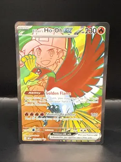 Pokemon Ethan's Ho-Oh ex 209/182 Sv10: Destined Rivals Holo - Image 3