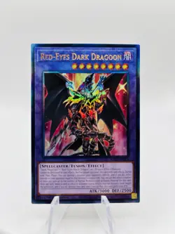 Red-Eyes Dark Dragoon Prismatic Ultimate Rare RA02-EN021 Yugioh tcg - Image 1