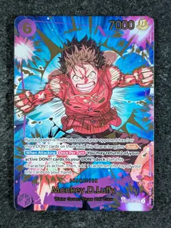 2025 One Piece MONKEY.D.LUFFY EB02-061 (PRB-02) Special Version Secret Rare ENG - Image 1